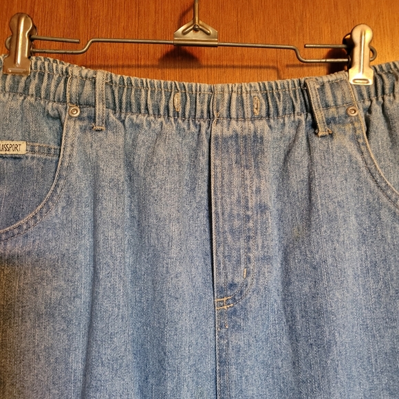 Blassport Ladies Denim Skirt Blue Size 10 - Picture 2 of 8